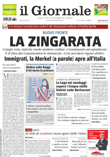 [NAZIONALE - 1] GIORN/INTERNI/PAG-PRIMA ... 19/06/18