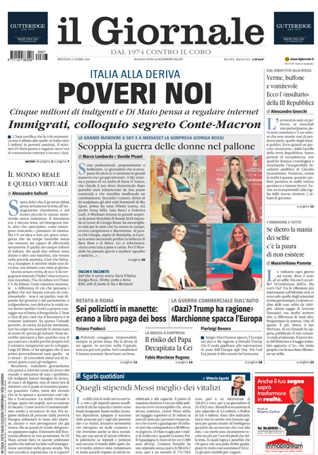 [NAZIONALE - 1] GIORN/INTERNI/PAG-PRIMA ... 27/06/18