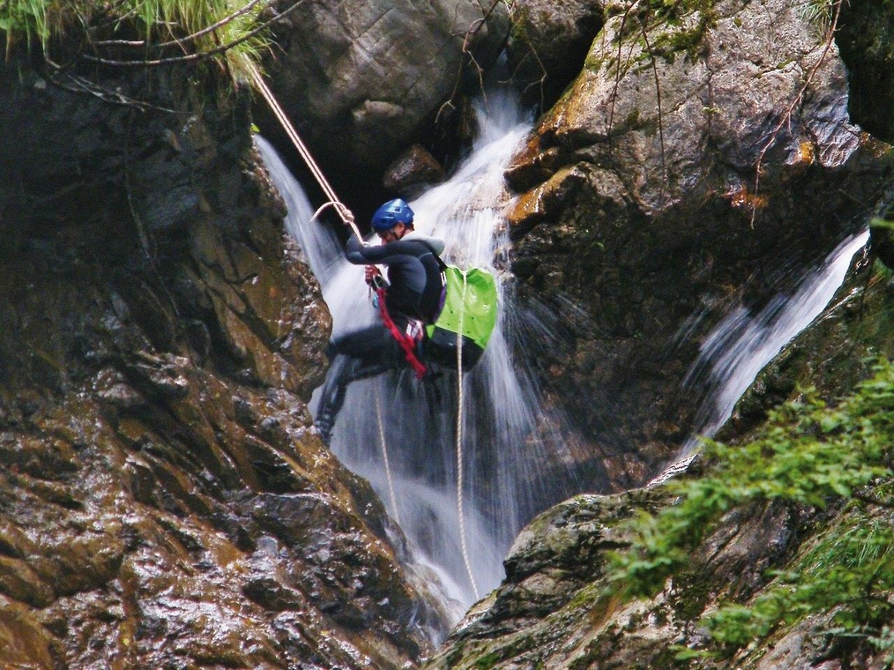 Canyoning sul Serio, un’avventura