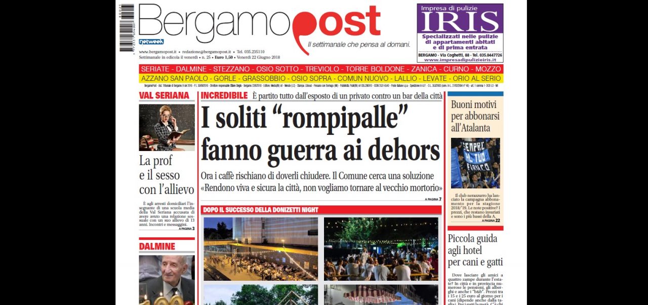 Cosa c’è nel nuovo BergamoPost che dal 22 giugno è in edicola