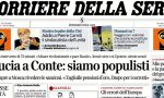 Le prime pagine dei giornali mercoledì 6 giugno 2018