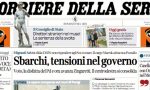 Le prime pagine dei giornali martedì 26 giugno 2018