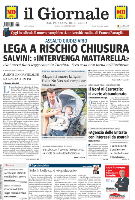 [NAZIONALE - 1] GIORN/INTERNI/PAG-PRIMA ... 05/07/18