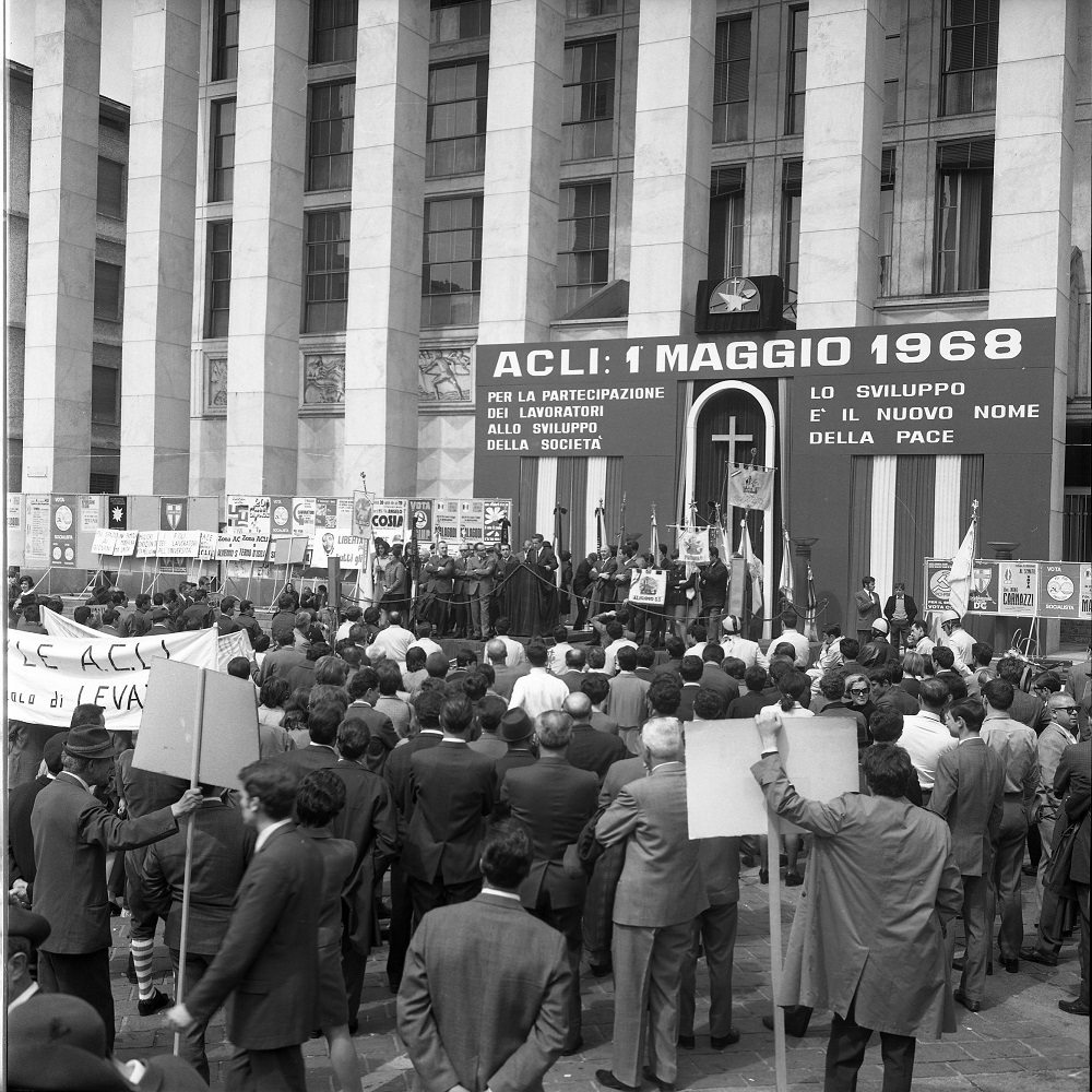 1968, Manifestazione Acli del 1 maggio