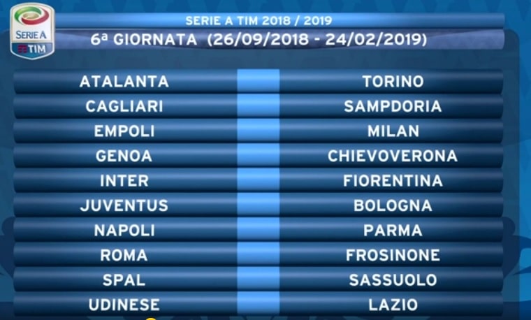 Sesta-giornata-Serie-A