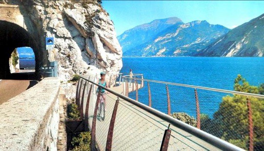 Garda, in bicicletta sull’acqua È arrivata la ciclabile dei sogni