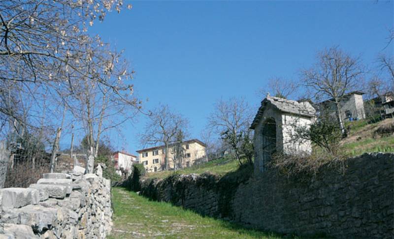 La grigia Pietra di Berbenno di cui è fatta la Valle Imagna