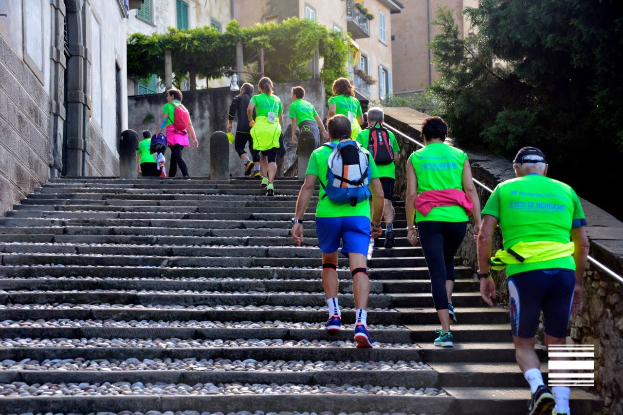 Millegradini tra scale e scalette Su e giù per scoprire Bergamo