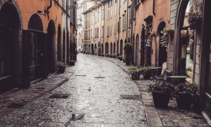 Bergamo e la pioggia - Giuseppe Romano