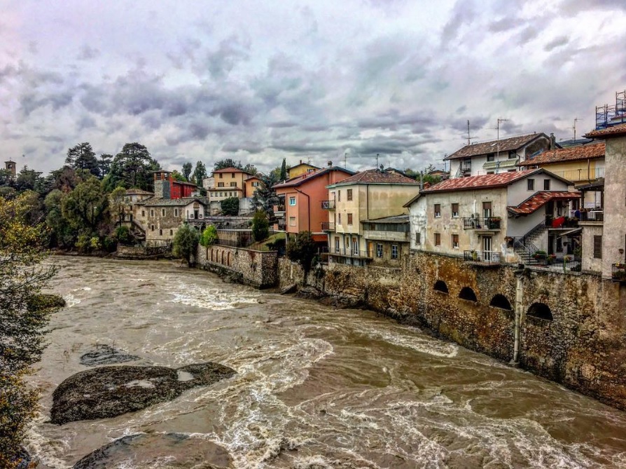 La piena del Brembo a Brembate – Julius