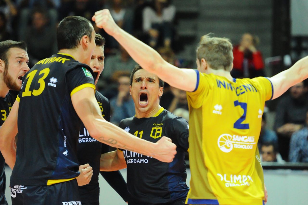 La prima a Bergamo dell’Olimpia è una bella conferma: vittoria 3-1