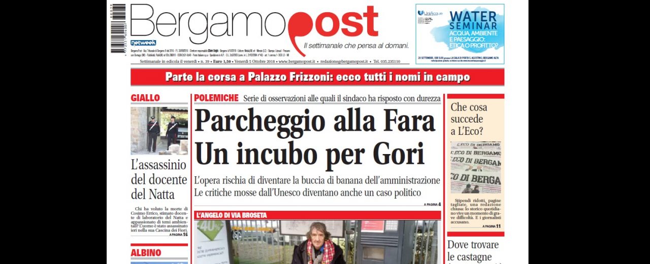 Cosa c’è nel nuovo BergamoPost che dal 5 ottobre è in edicola