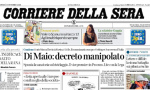 Le prime pagine dei giornali giovedì 18 ottobre 2018