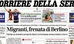 Le prime pagine dei giornali lunedì 8 ottobre 2018