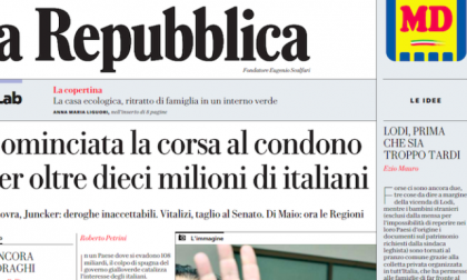 Le prime pagine dei giornali mercoledì 17 ottobre 2018