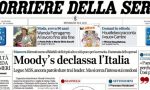 Le prime pagine dei giornali sabato 20 ottobre 2018