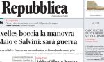 Le prime pagine dei giornali martedì 23 ottobre 2018