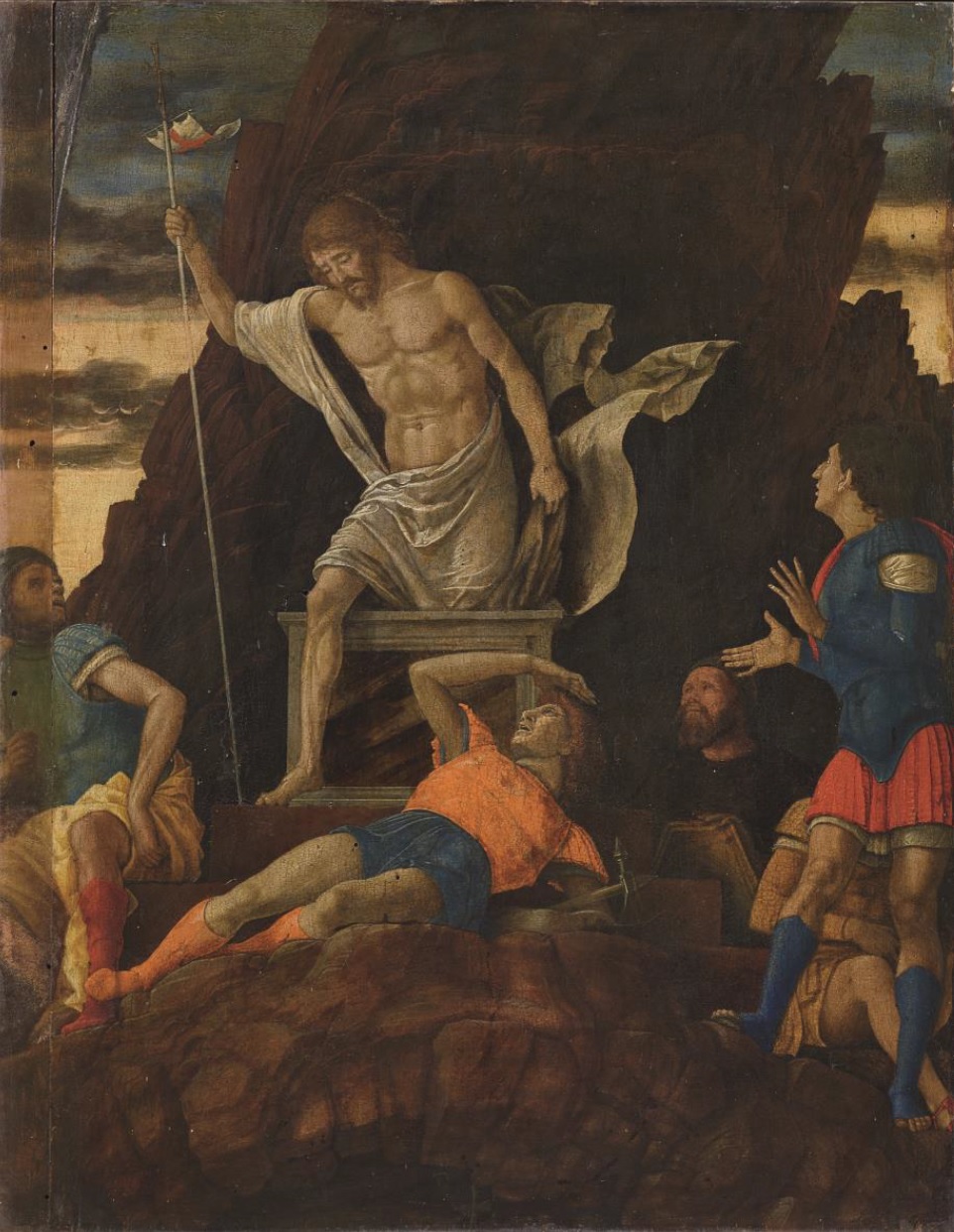 Resurrezione di Cristo del Mantegna all'Accademia Carrara di Bergamo