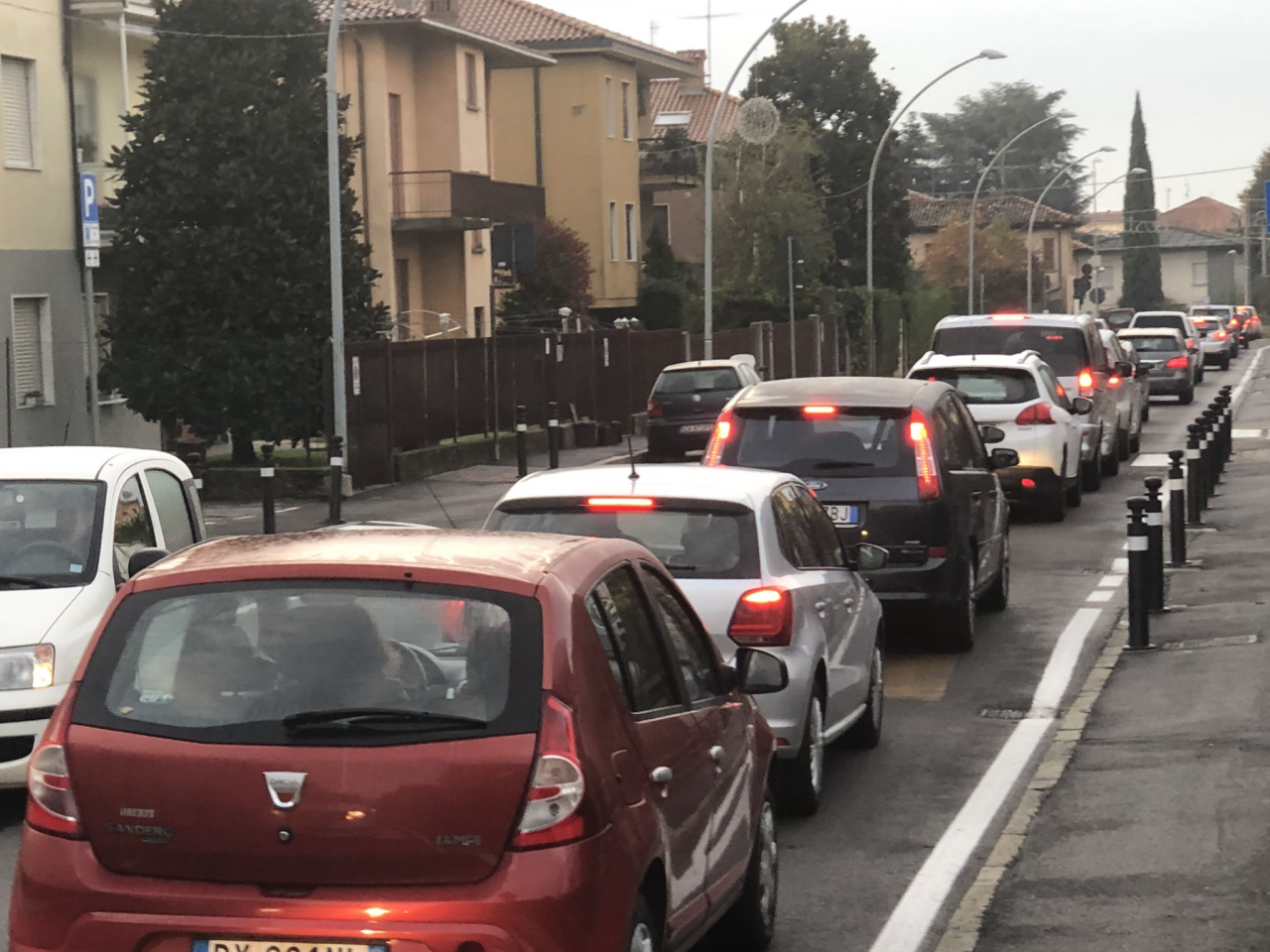 A Mozzo c’è un traffico bestiale
