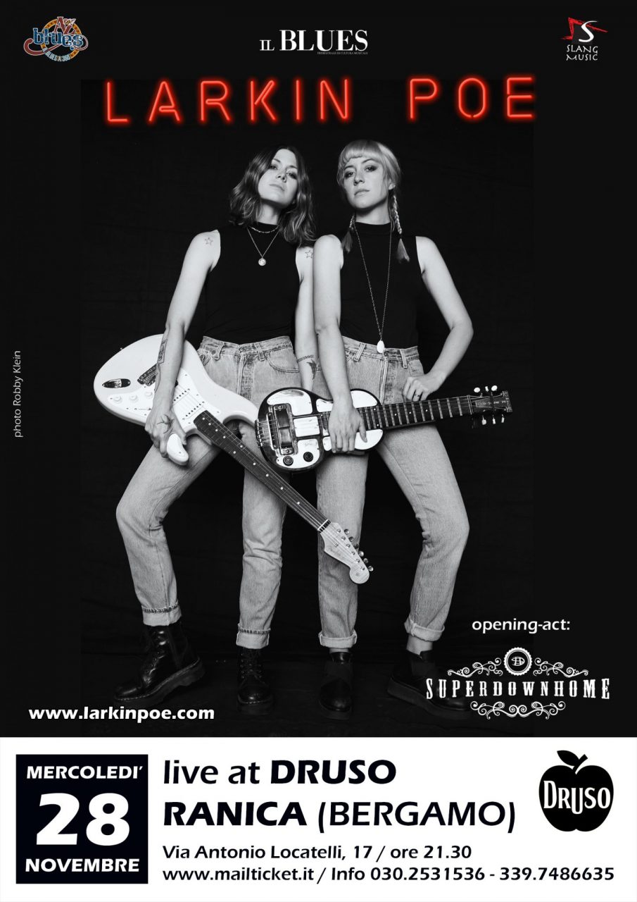 Larkin Poe, la bellezza del blues L’unica data italiana è al Druso