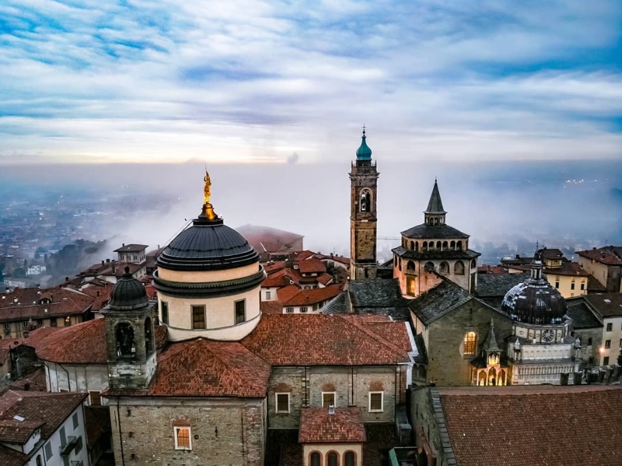 Bergamo nella nebbia – Rocco Bergamelli