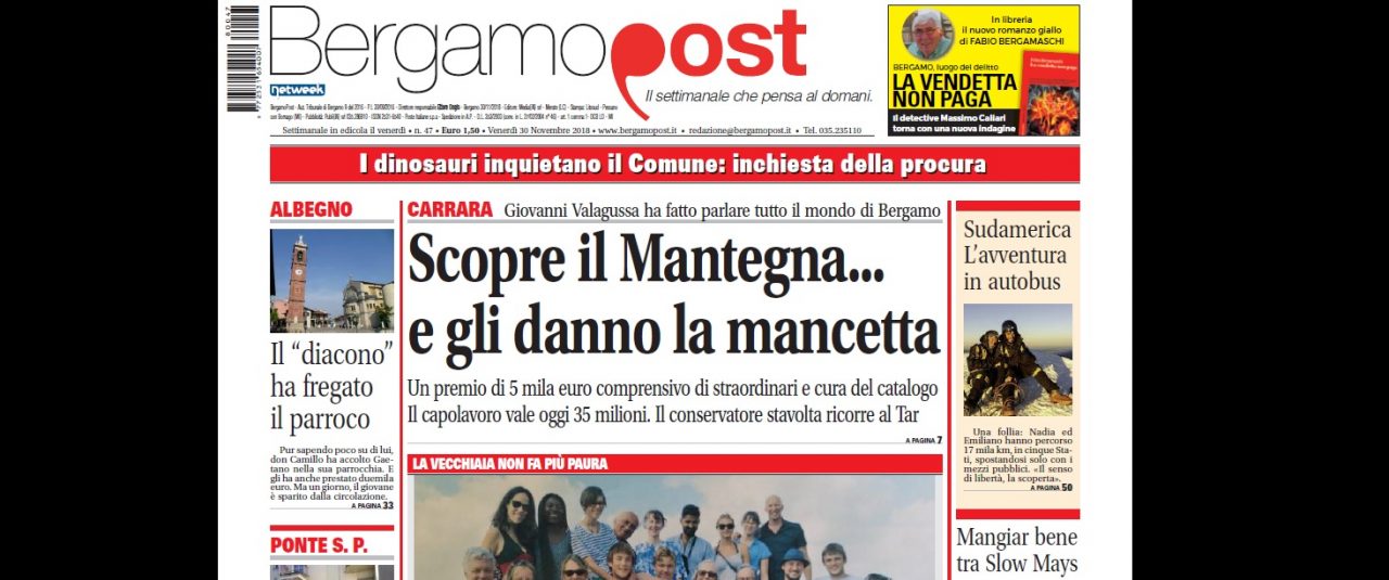 Cosa c’è nel nuovo BergamoPost che dal 30 novembre è in edicola