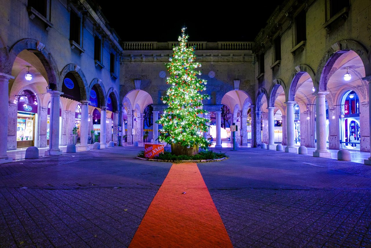 Gli alberi di Natale di Bergamo