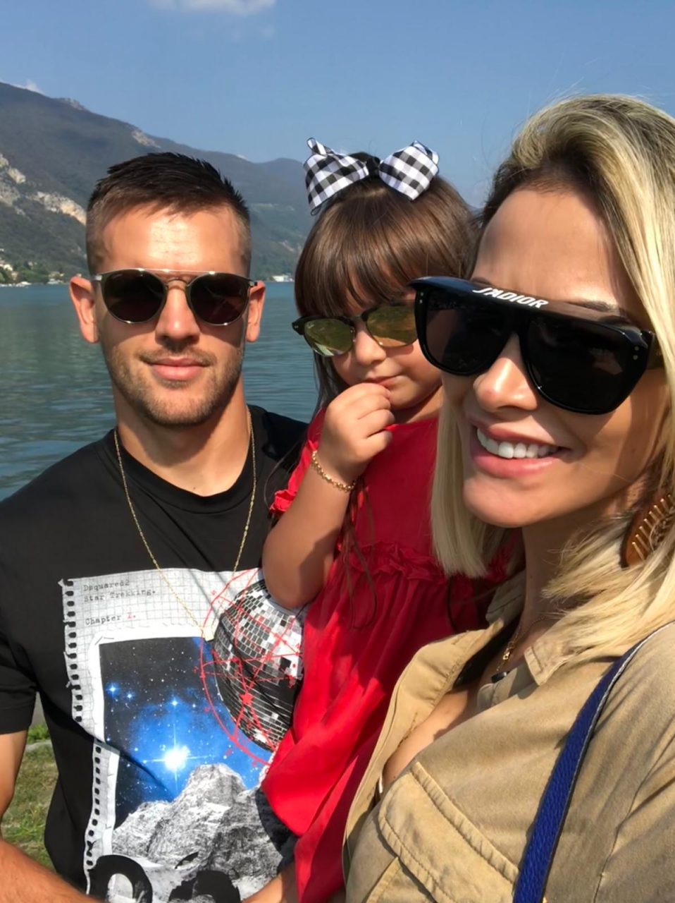 «In campo è come nella vita» Toloi secondo la moglie Flavia