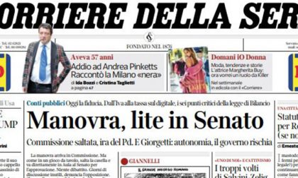 Le prime pagine dei giornali giovedì 21 dicembre 2018