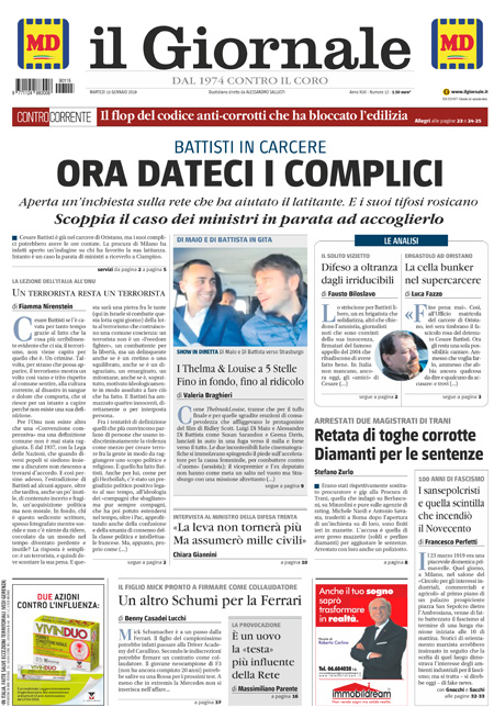 [NAZIONALE - 1] GIORN/INTERNI/PAG-PRIMA ... 15/01/19