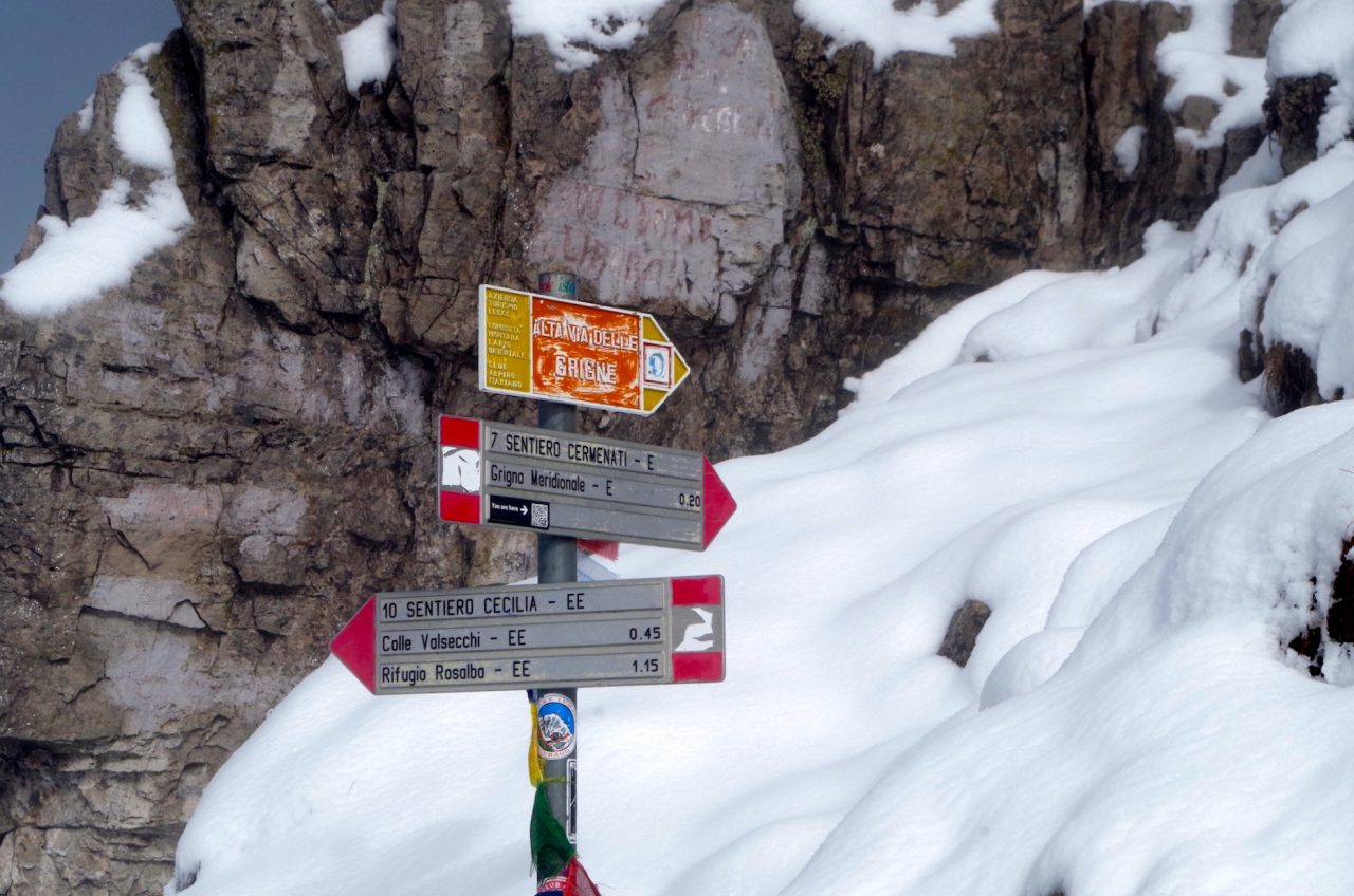 In cima alla Grignetta