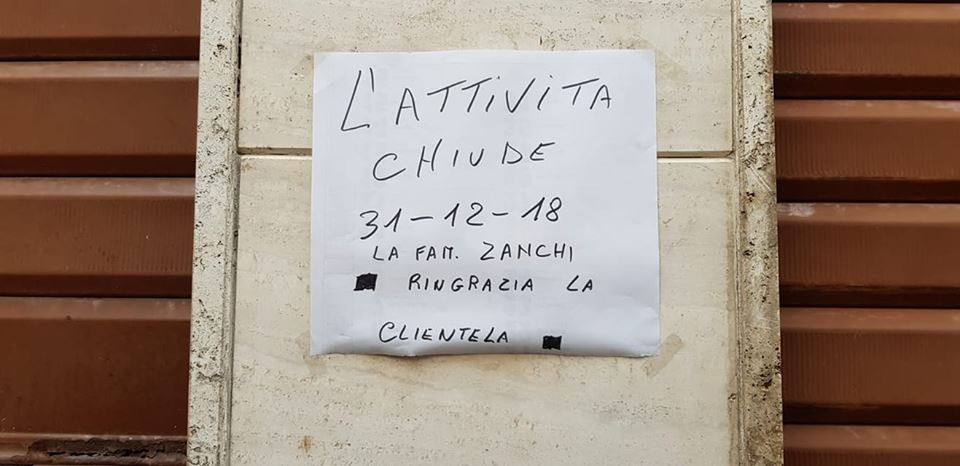 Ha chiuso l’ultima bottega di Olera