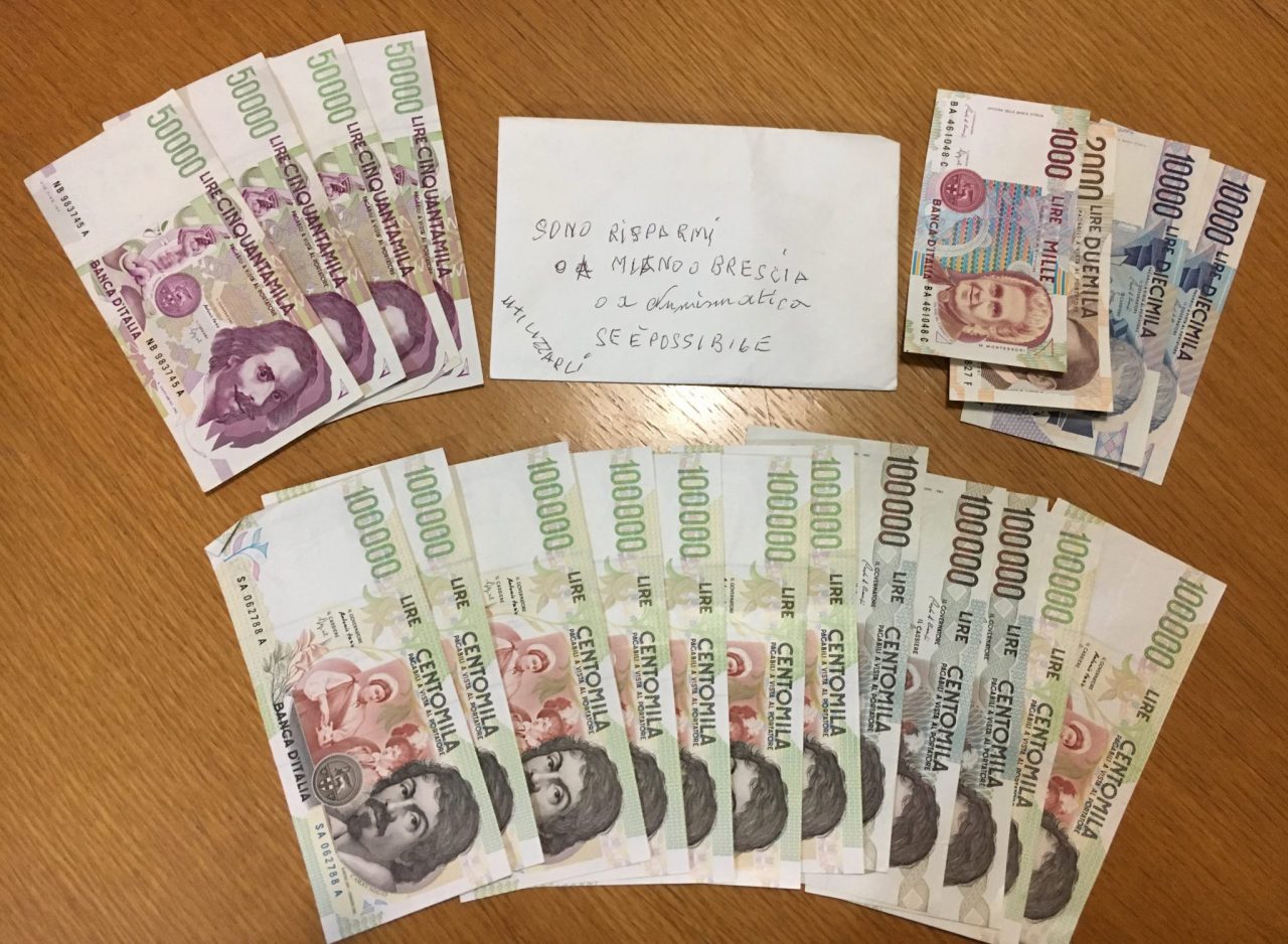 Ad Albino offerta record in chiesa Un milione e mezzo. Ma di Lire!