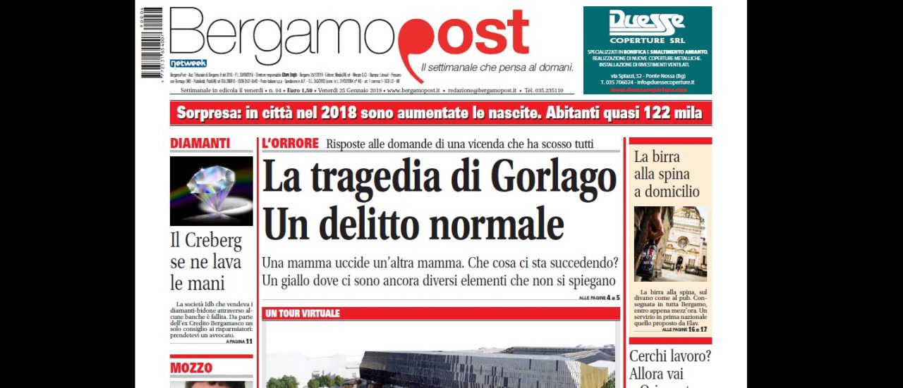 Cosa c’è nel nuovo BergamoPost che dal 25 gennaio è in edicola