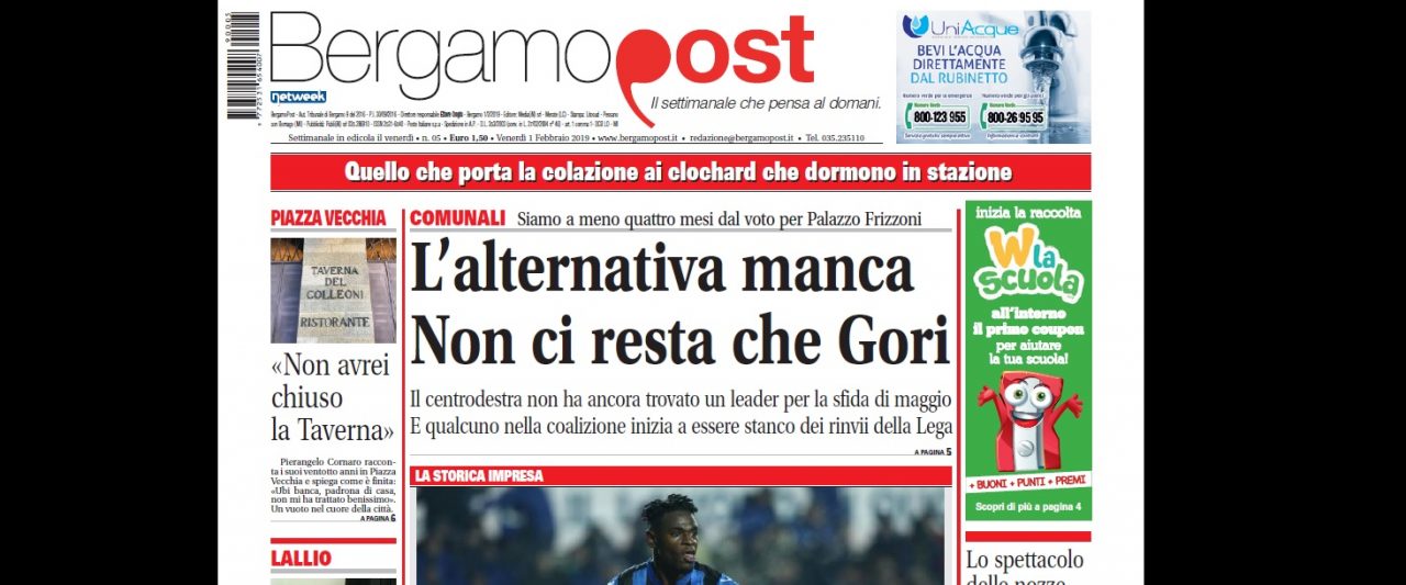 Cosa c’è nel nuovo BergamoPost che dall’1 febbraio è in edicola