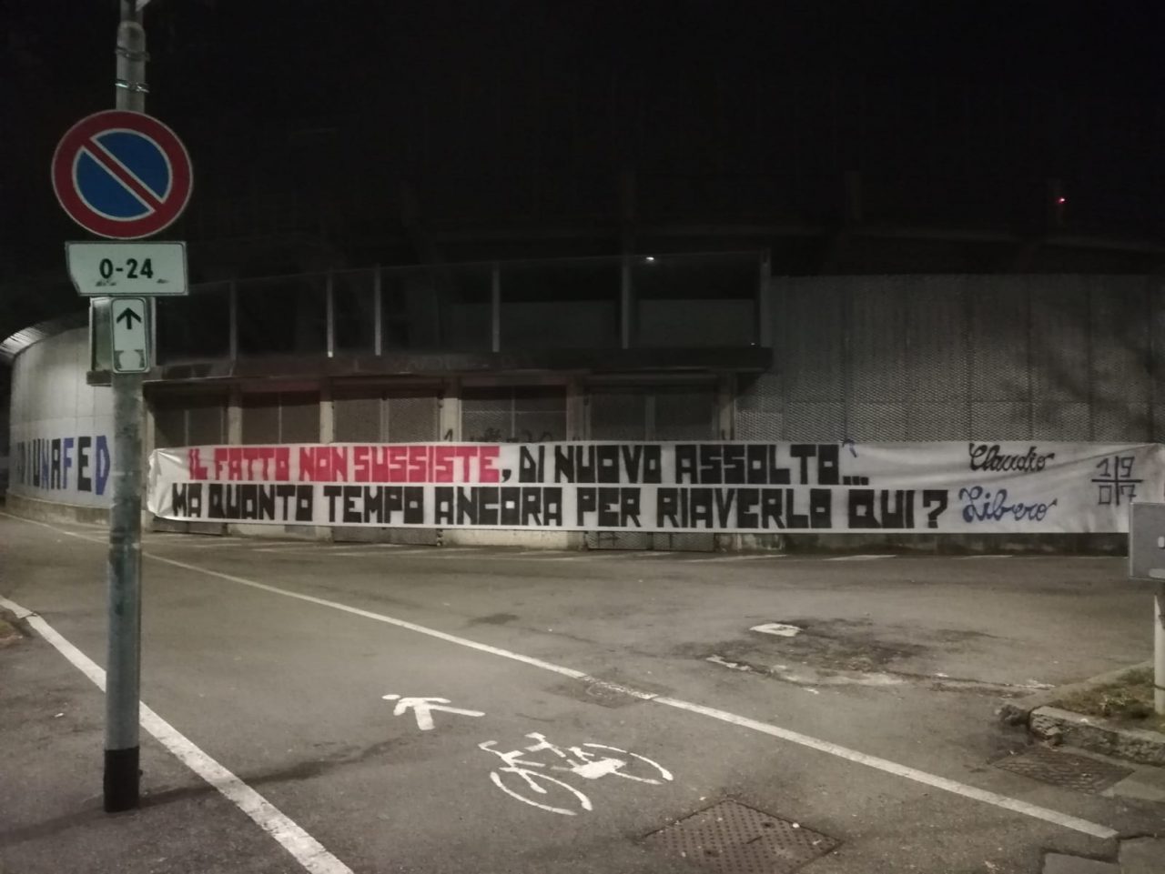 Il Bocia nuovamente assolto Lo aspettiamo tutti in Curva