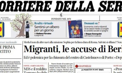 Le prime pagine dei giornali mercoledì 23 gennaio 2019