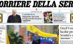 Le prime pagine dei giornali giovedì 24 gennaio 2019