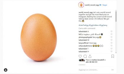 La foto più "cuorata" su Instagram è quella di un semplicissimo uovo