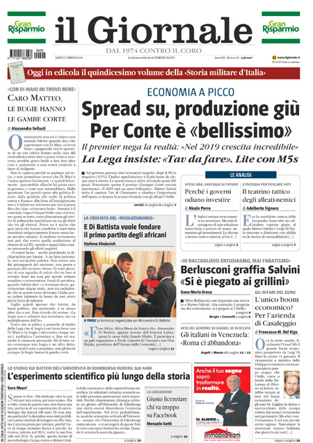 [NAZIONALE - 1] GIORN/INTERNI/PAG-PRIMA ... 02/02/19