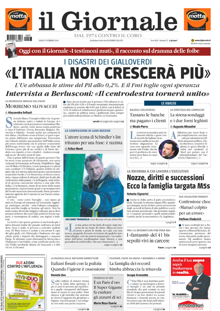 [NAZIONALE - 1] GIORN/INTERNI/PAG-PRIMA ... 07/02/19