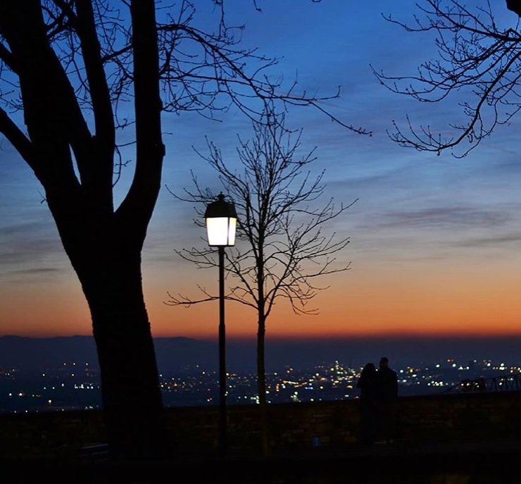 I colori del tramonto dalle Mura – Francesco