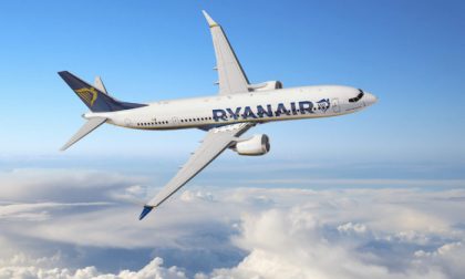 Aerei Ryanair, rumore dimezzato con i nuovi Boeing (anche a Orio)