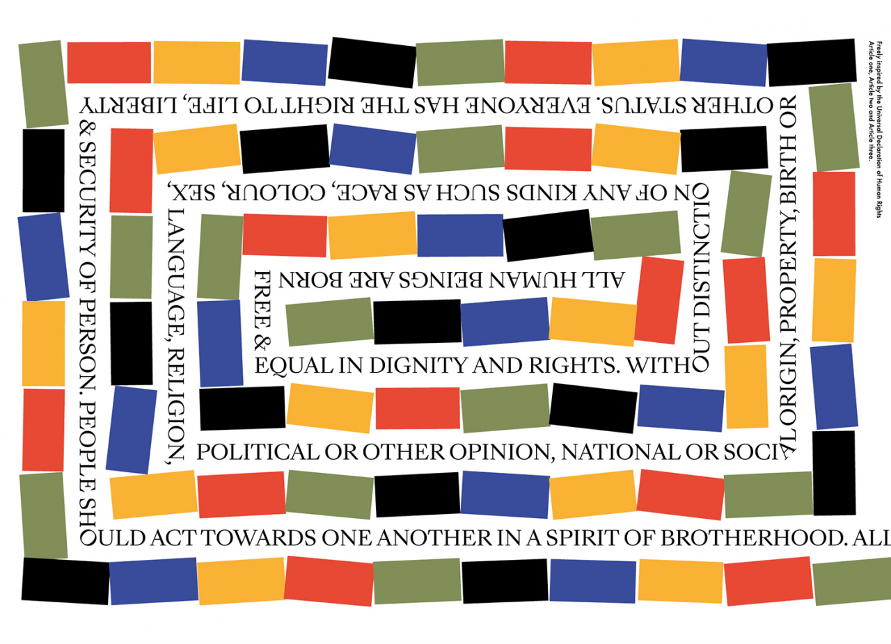 Bergamo si colora di diritti umani Strade più belle grazie ai poster