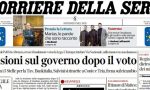 Le prime pagine dei giornali martedì 12 febbraio 2019