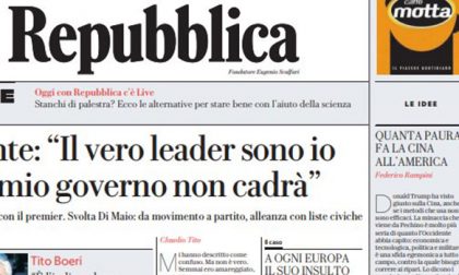 Le prime pagine dei giornali giovedì 14 febbraio 2019