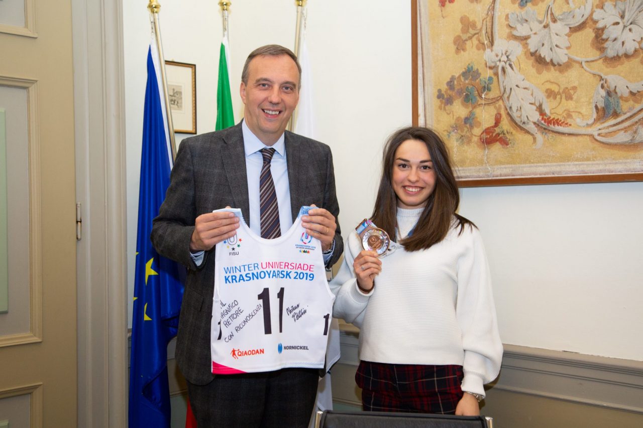 Un’universitaria da… medaglia Martina Bellini, dagli sci agli esami