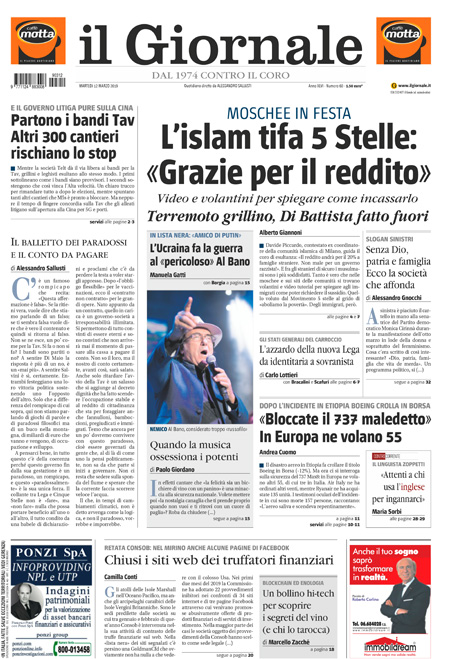 [NAZIONALE - 1] GIORN/INTERNI/PAG-PRIMA ... 12/03/19