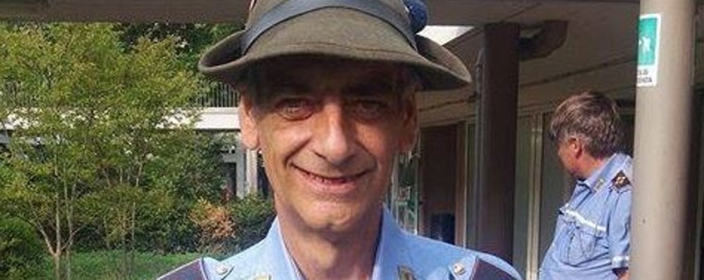 Addio a Francesco, il vigile alpino «Mio marito aiutava sempre tutti»