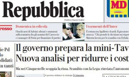 Le prime pagine dei giornali venerdì 1 marzo 2019